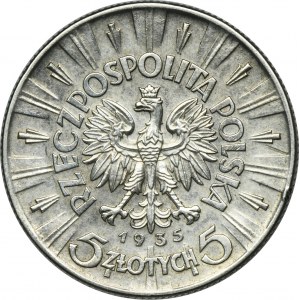 Piłsudski, 5 złotych 1935