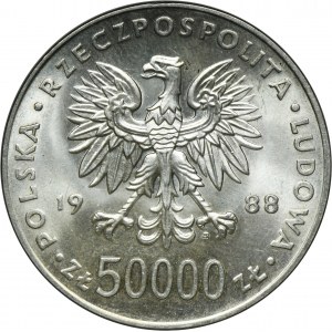 50.000 złotych 1988 Piłsudski