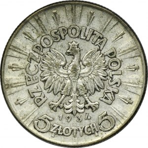 Piłsudski, 5 złotych 1934