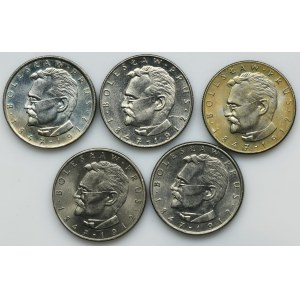 Zestaw, 10 złotych 1975-1984 Bolesław Prus (5 szt.)