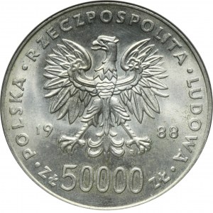 50.000 złotych 1988 Piłsudski