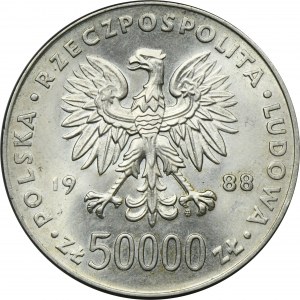 50.000 złotych 1988 Piłsudski