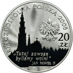 20 złotych 2005 350-lecie Obrony Jasnej Góry