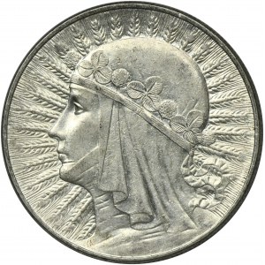 Głowa Kobiety, 10 złotych Warszawa 1932