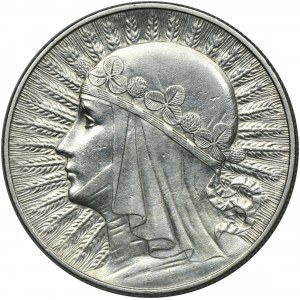 Głowa Kobiety, 10 złotych Warszawa 1932