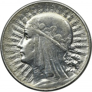 Głowa Kobiety, 10 złotych Warszawa 1932