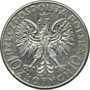 Głowa Kobiety, 10 złotych Warszawa 1932