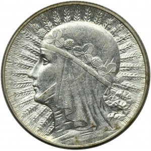 Głowa Kobiety, 5 złotych Warszawa 1933