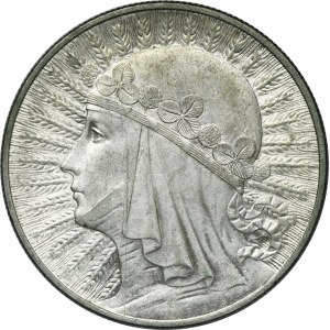 Głowa Kobiety, 10 złotych Warszawa 1933
