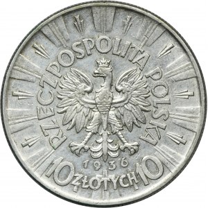 Piłsudski, 10 złotych 1936