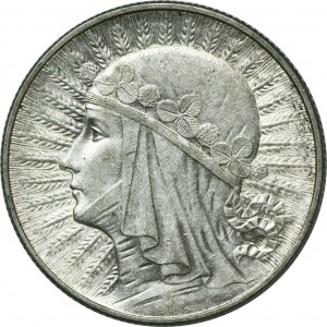 Głowa Kobiety, 5 złotych Warszawa 1933
