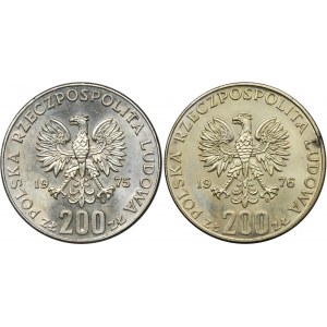 Zestaw, 200 złotych 1975-1976 (2 szt.)