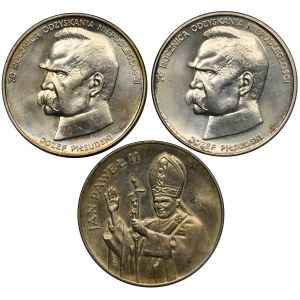 Zestaw, 10.000 i 50.000 złotych 1987-1988 (3 szt.)