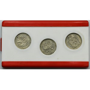 Set, 10 gold 1971 FAO (3 pieces).