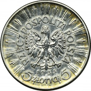 Piłsudski, 5 złotych 1935