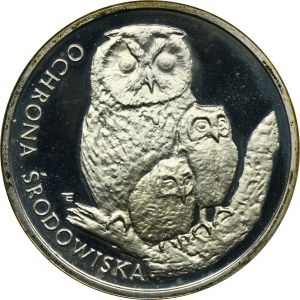 500 złotych 1986 Ochrona Środowiska Sowa Z Młodymi
