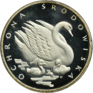 500 złotych 1984 Ochrona Środowiska Łabędź