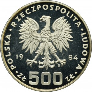 500 złotych 1984 Ochrona Środowiska Łabędź