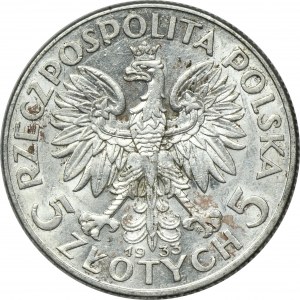 Głowa Kobiety, 5 złotych Warszawa 1933