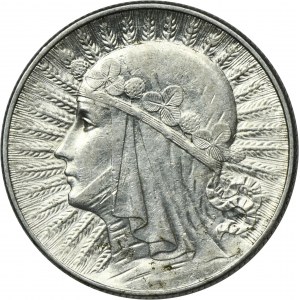 Głowa Kobiety, 5 złotych Warszawa 1933