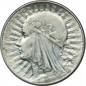 Głowa Kobiety, 10 złotych Warszawa 1933