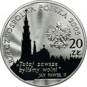 20 złotych 2005 350-lecie Obrony Jasnej Góry