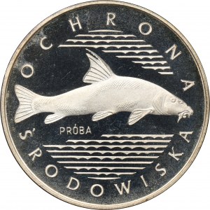 PRÓBA, 100 złotych 1977 Ochrona Środowiska Ryba