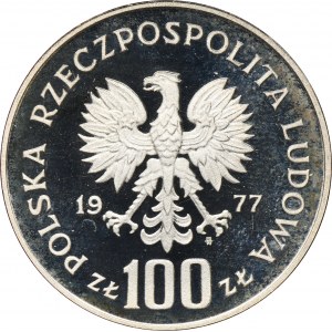 PRÓBA, 100 złotych 1977 Ochrona Środowiska Ryba