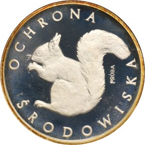 PRÓBA, 1.000 złotych 1985 Ochrona Środowiska Wiewiórka