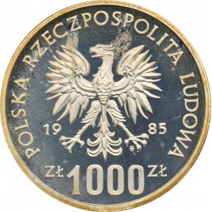 PRÓBA, 1.000 złotych 1985 Ochrona Środowiska Wiewiórka