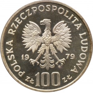 PRÓBA, 100 złotych 1979 Ochrona Środowiska Ryś