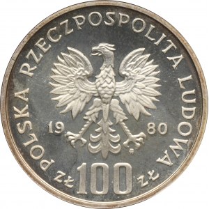 PRÓBA, 100 złotych 1980 Jan Kochanowski