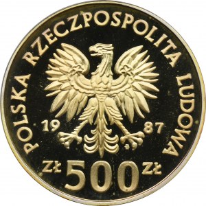 500 złotych 1987 Mistrzostwa Europy w Piłce Nożnej