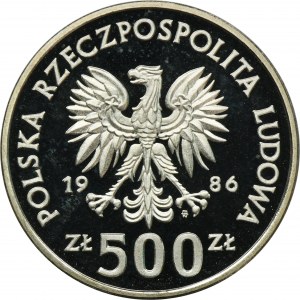 500 złotych 1986 Mistrzostwa Świata w Piłce Nożnej Meksyk