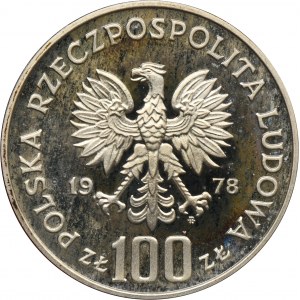 PRÓBA, 100 złotych 1978 Ochrona Środowiska - Łoś