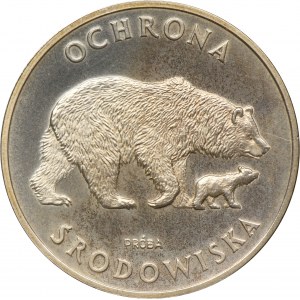 PRÓBA, 100 złotych 1983 Ochrona Środowiska Niedźwiedzie