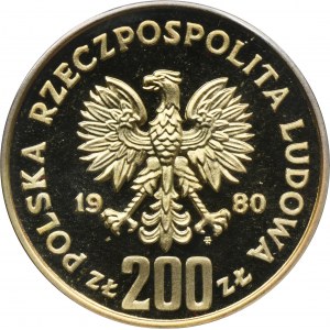200 złotych 1980 Lake Placid