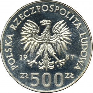 500 złotych 1987 Mistrzostwa Europy w Piłce Nożnej