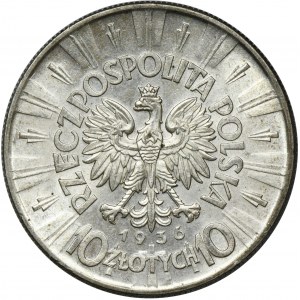 Piłsudski, 10 złotych 1936