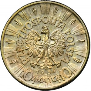 Piłsudski, 10 złotych 1934 - RZADKIE
