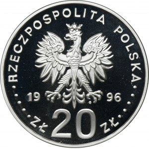 20 złotych 1996 IV Wieki stołeczności Warszawy