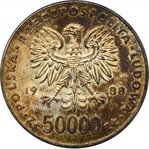 50.000 złotych 1988 Piłsudski