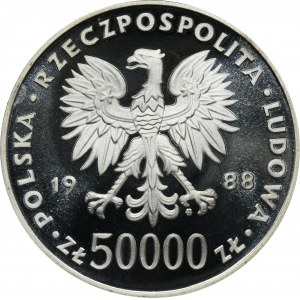 50.000 złotych 1988 Piłsudski