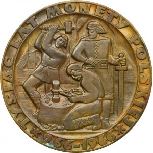 Medal Tysiąc Lat Monety Polskiej 1966