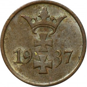 Free City of Danzig, 1 pfennig 1937