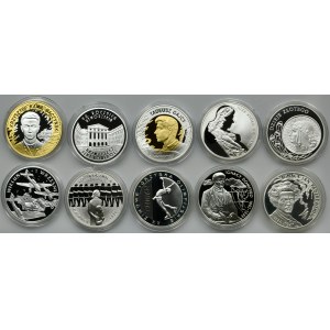 Zestaw, 10 złotych 2006-2011 (10 szt.)