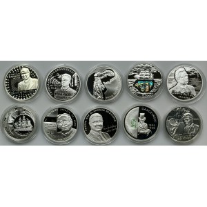 Zestaw, 10 złotych 2004-2012 (10 szt.)