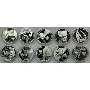 Zestaw, 10 złotych 2004-2012 (10 szt.)