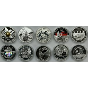 Zestaw, 10 złotych 2004-2009 (10 szt.)