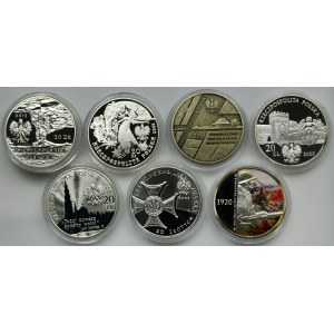 Zestaw, 20 złotych 2005-2012 (7 szt.)